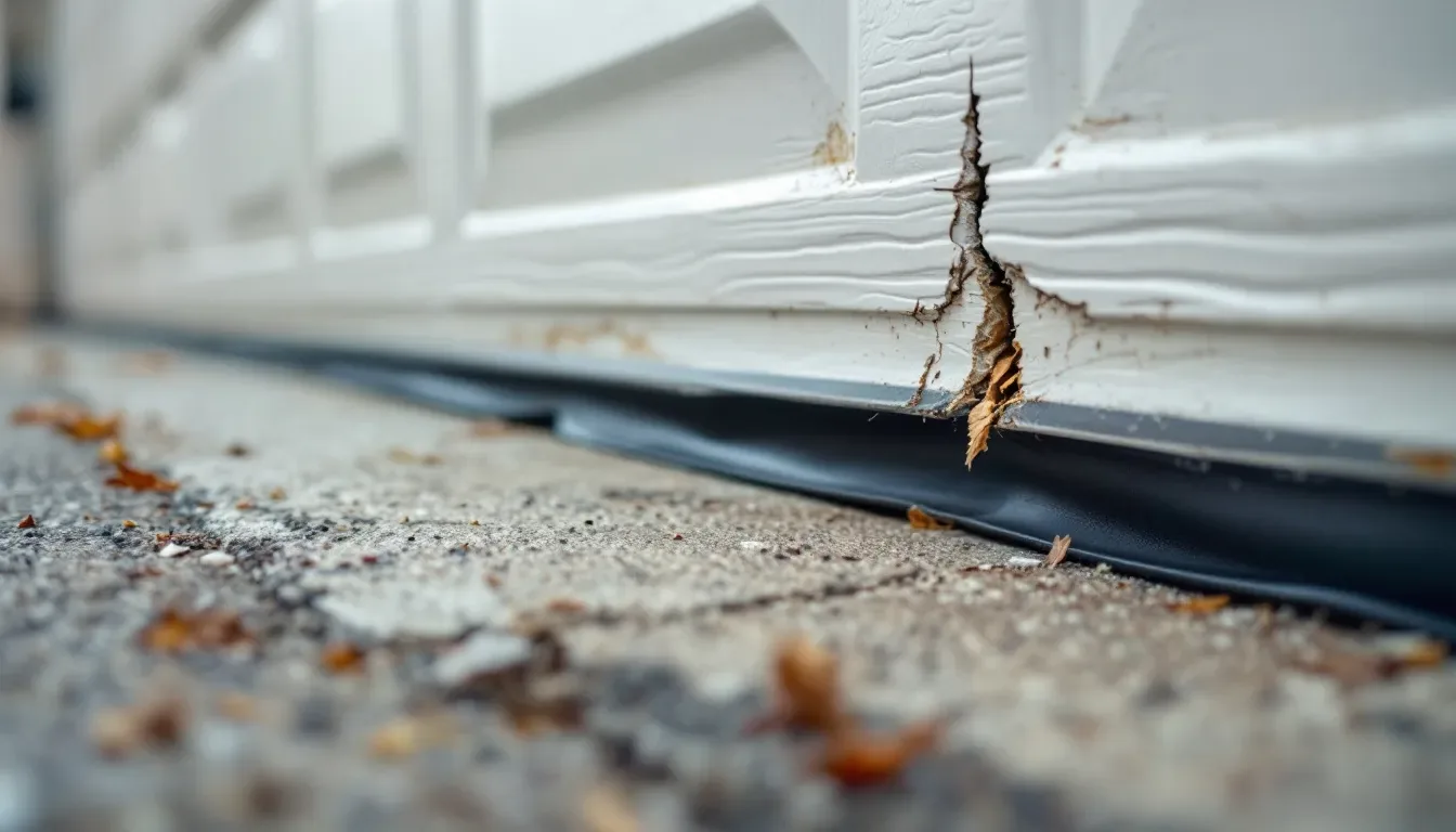 Garage Door Off Track Repair in Duluth